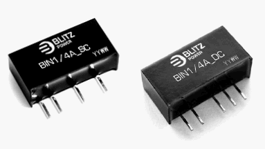 BIN1/4A-2412SC, 0.25 Вт Нестабилизированные изолированные DC/DC преобразователи, узкий диапазон входного напряжения, один выход
